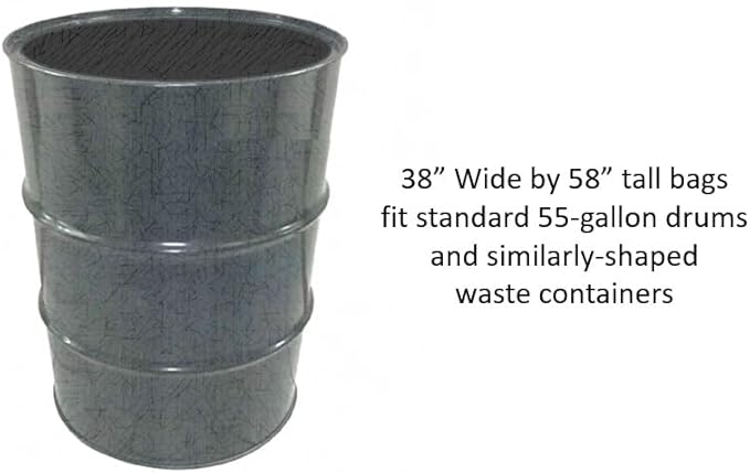 PRO SOURCE Clear Extra Heavy Duty 4 mil Contractor Trash Bags: 60 Gallon (35 Count)