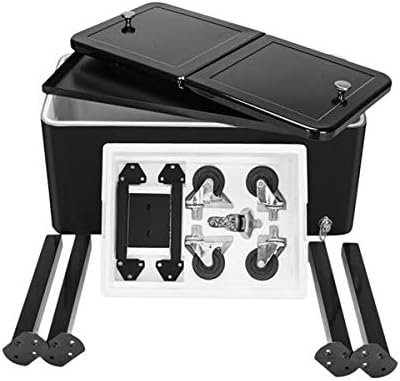 Home 80Qt Black Box Black Square Foot Tube with Drain Pipe Freezer Incubator 3-7 Days Delivery