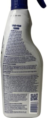 Bar Keepers Friend 1PACK BUNDLE MORE Spray Foam Cleaner (750ml) with Sponge Microfiber Cloth &amp Crevice Cleaning Brush