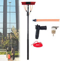 Glass Cleaning Brush Home Water Fed Telescopic Pole Kit Solar Panel Brush Rotating for Photovoltaic PanelWater Fed Telesbrush Window and Solar Cleaning Pole W/Brush Window and Solar Panel