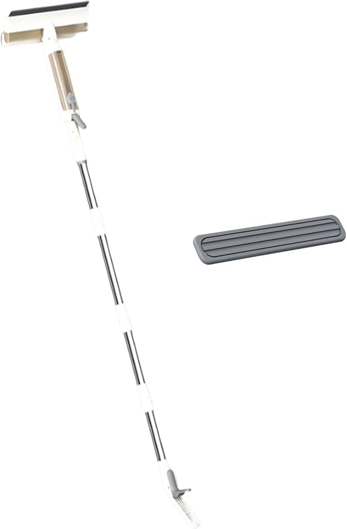 Double Side Mist Retractable Window Cleaner Glass Clean Scrapers Modern Window Spray Cleaning Brush for Shower Home Wall Door 1 Cotton tip