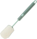 Removable Long Handle Soft Sponge Brush Kitchen Washing Cleaning Tool For Wineglass Bottle Glass Cup(Green)