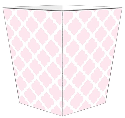 Marye-Kelley WB2989-Chelsea Grande Light Pink Wastepaper Basket