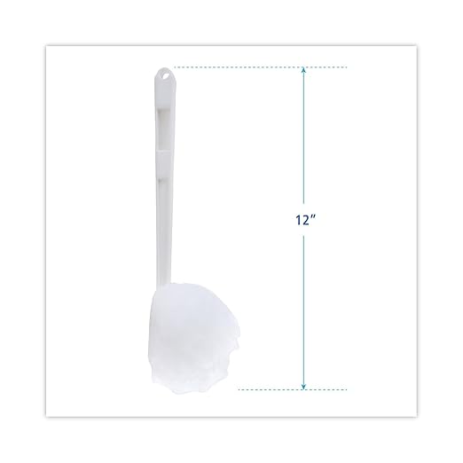 Boardwalk 00160 Deluxe Bowl Mop 10 Handle 2 dia. Head Plastic White (Case of 25)