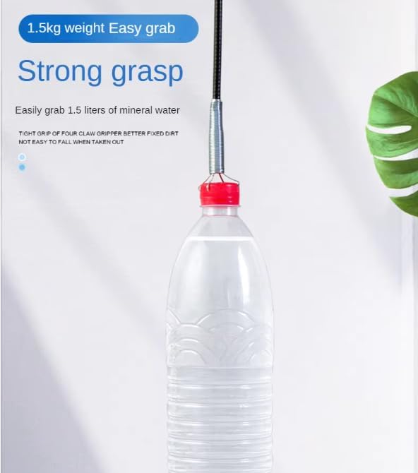 Kitchen Sink Cleaning Pipe Plunger and Sinks Sewer Toilet Unclogging With Grab Handle Factory Supply Four-jaw Pickup Unblocker (Dredge device 160cm)