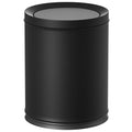 12L/3GAL Black Bathroom Trash Can with LidSwing Lid Trash can for Bedroom Modern Trash Can for BathroomBedroomLiving RoomOfficeLaundryHotelBank