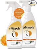 Citra Solv All Purpose Cleaning Spray – Powerful Citrus Degreaser for Kitchen &amp Bathroom Multi-Surface Cleaner No Harsh Chemicals Valencia Orange 22oz (2 Pack)