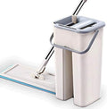 Professional Microfiber Mop Stainless Steel Handle Premium Pads Cloths(Mop)