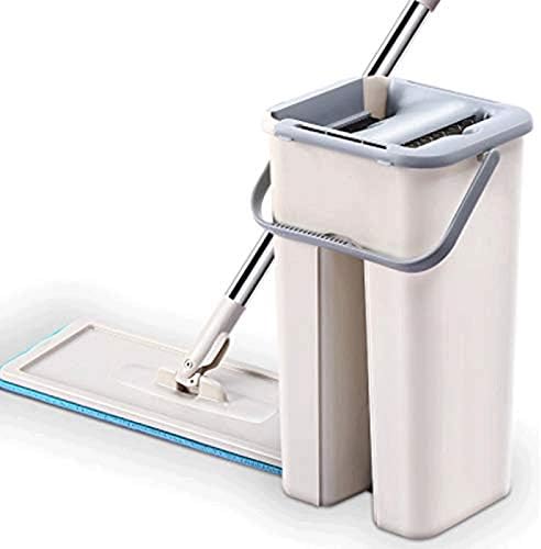 Professional Microfiber Mop Stainless Steel Handle Premium Pads Cloths(Mop)