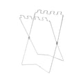 Efficient Folding Trash Bag Organizers Sturdy Folding Waste Holder for Kitchen Office and Camping Camping Trash Stand