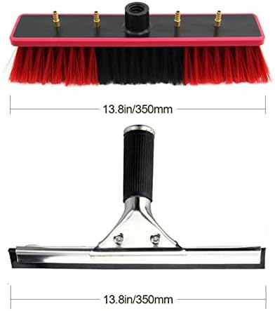 Glass Cleaning Brush Home Water Fed Telescopic Pole Kit Solar Panel Brush Rotating for Photovoltaic PanelPhotovoltaic Cleaner Window Cleaning Pole 3.6m 10.8m Telescopic Extension Pole Squee