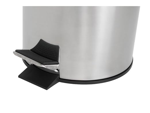 Croft Pedal Bin in Chrome 3L