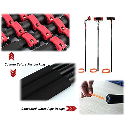 Glass Cleaning Brush Home Water Fed Telescopic Pole Kit Solar Panel Brush Rotating for Photovoltaic PanelSolar Panel Cleaning BrushPole FedTelescopic Pole Window Cleaning for Photovoltaic