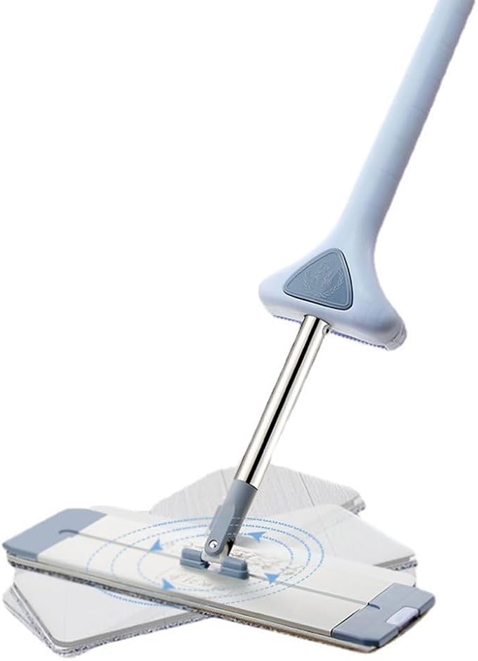 Flat mop Lazy Person wriggs Water and Saves Effort Rotating Floor for Both Dry and Wet use