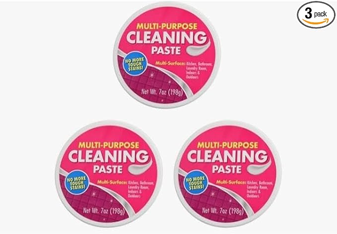 Multi-Purpose Cleaning Paste 7 Ounce (Pack of 3)