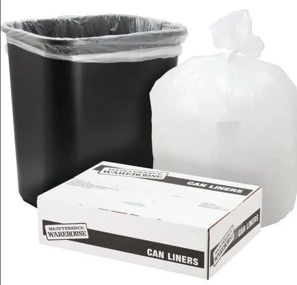 55-60 Gallon 14 Micron High Density Trash Bag Case Of 200
