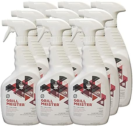 GrillMeister Grill Grate Barbeque &amp Oven - Heavy Duty Cleaner/Degreaser - Quart (Case of 12)