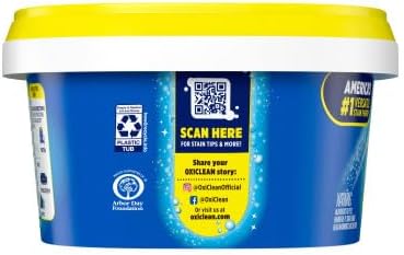OxiClean Versatile Stain Remover Over 101 Uses Chlorine-Free For All Machines 1.77 lb (Pack of 2)