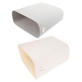 Zerodeko 2pcs Plastic Trash Can Wastebasket 8l Lock Lid Kitchen Rubbish Bin for Home Office Bathroom Storage Container