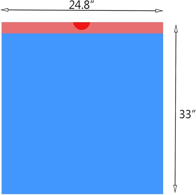 Fiaze 13 Gallon Drawstring Trash Bags 200 Counts (Blue)