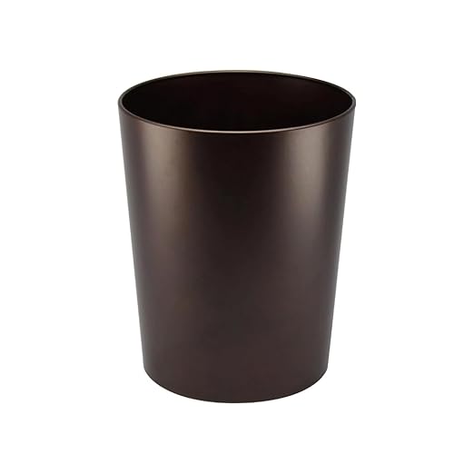 SEDLAV Metal Wastebasket Bronze