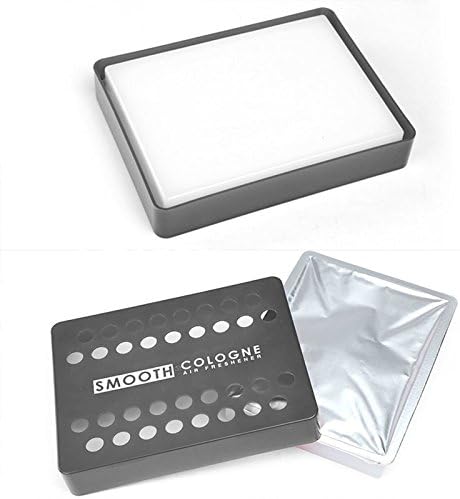 4x200 Gram 1 H x 4 W x 5.4 L Smooth Cologne Luxury Scents Scent ABS Plastic/Gel Based Brick Style Indoor/Interior/Home/Car/Restroom/Bathroom Air Freshener Odor Eliminator Deodorize