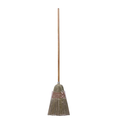 Boardwalk Corn/Fiber Brooms Corn/Yucca Bristles 53.5 Overall Length Natural 6/Carton