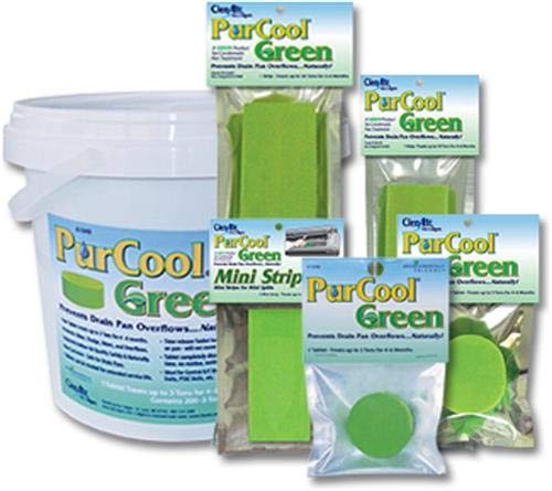 Case of (12) ClenAir PurCool Green - Condensate Pan Strips # PCG10T Treats up to 10 Tons