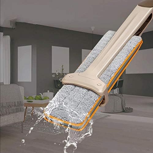 Sided Non Hand Washing Flat Mops Wooden Floor Mop Dust Push withReplace Cloth Home Cleaning Tools