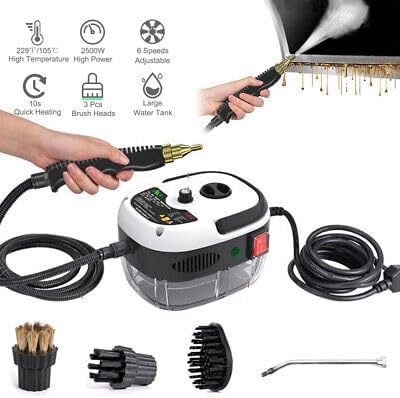 2500W High Temperature Pressurized Steam Cleaner Kitchen Portable Handheld