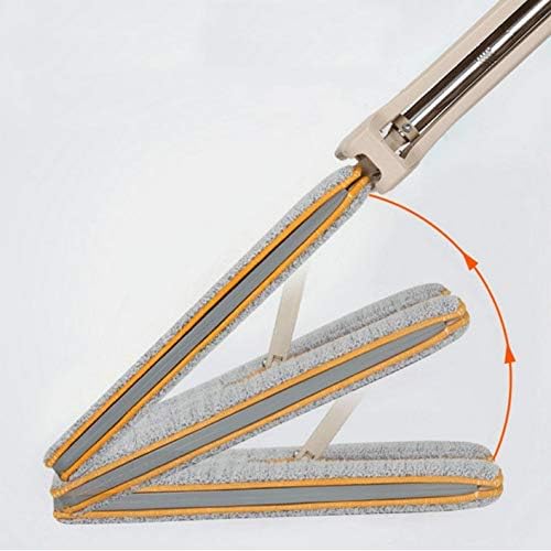Sided Non Hand Washing Flat Mops Wooden Floor Mop Dust Push withReplace Cloth Home Cleaning Tools