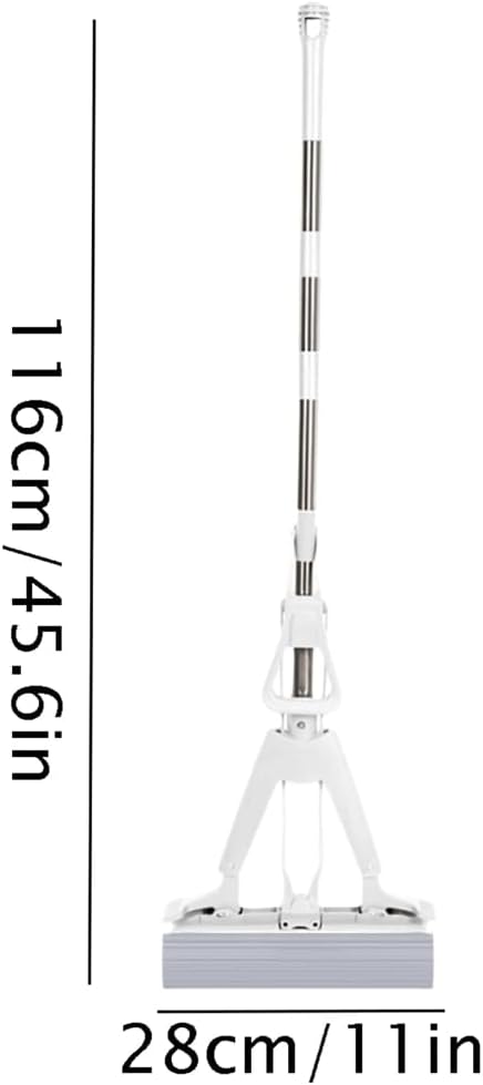 Collodion Mop with Foldable Handle Water- Washing Ideal for Home Cleaning on Tiles and Wood Floors
