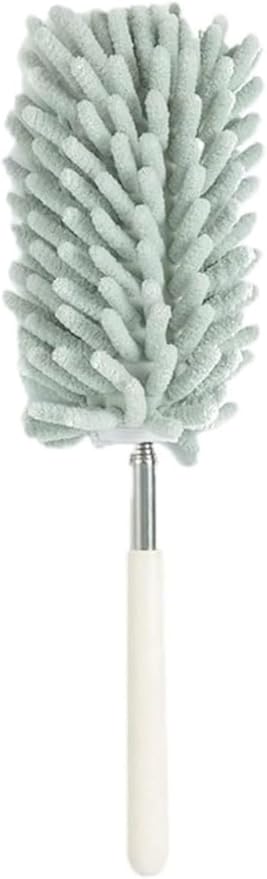Cleaning BrushDusting Brush Nordic Wind Cleaning Duster Duster Duster Desktop Sweep Telescopic Duster Brush Chicken Feather Duster Cleaning Tool Duster(Green)