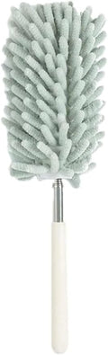 Cleaning BrushDusting Brush Nordic Wind Cleaning Duster Duster Duster Desktop Sweep Telescopic Duster Brush Chicken Feather Duster Cleaning Tool Duster(Green)