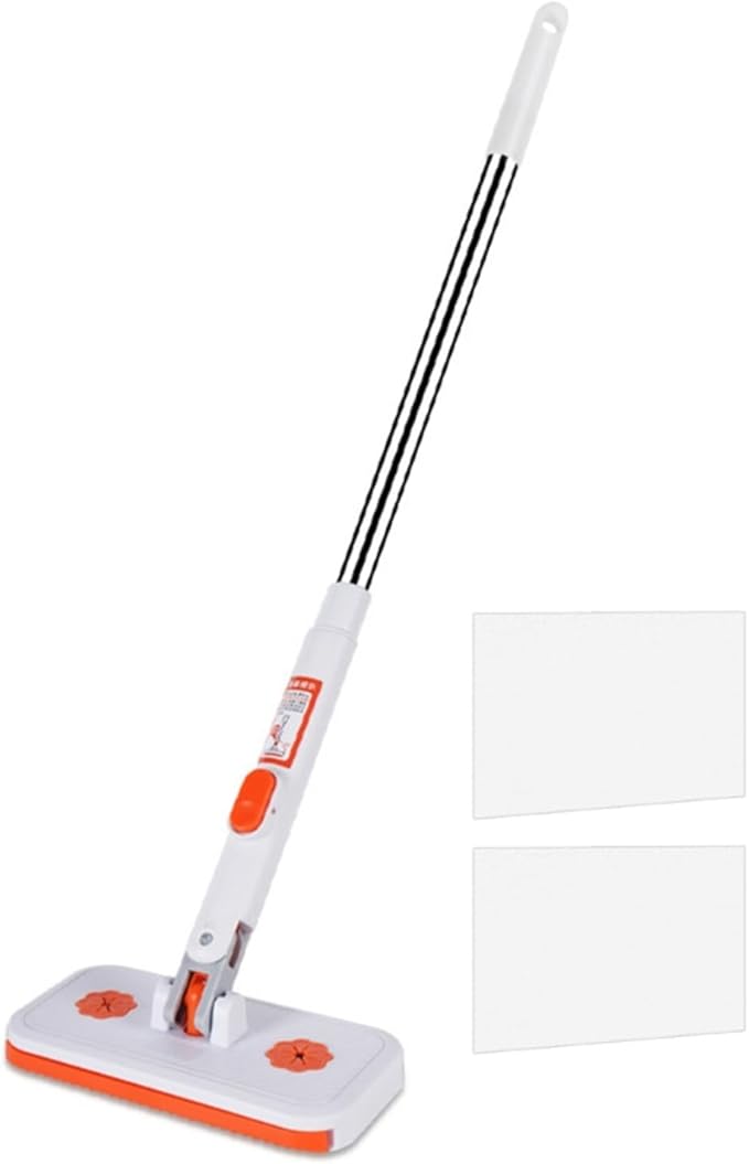 Multipurpose Home Cloth Mop with Stainless Steel Handle for Wet and Dry Efficient for Tight Space Hard Floor
