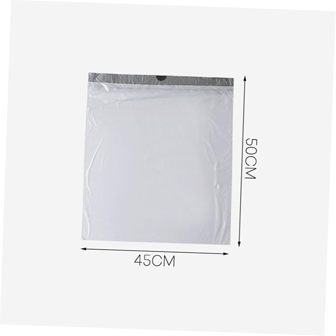 CHILDWEET Drawstring Trash Bags 90pcs Disposable Garbage Bags with Handles for Kitchen and Household Waste Disposal Random Color