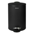 Blomus TUBO Pedal Bin Wastepaper Basket - Black