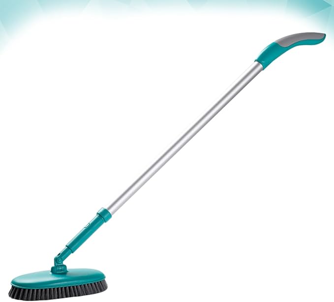 Floor Cleaner Long Handle Soft Bristle Scrubber for Bathroom Grout Cleaner for Floors