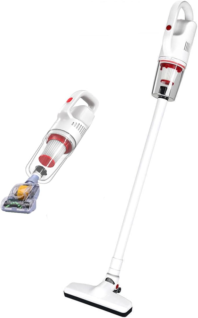 Aoun Cordless Rechargeable Stick Vacuum Cleaner with Bed Vacuum 2-in-1 Mattress Vacuum and Handheld Vacuum 15000pa Suction Upright Vacuum with HEPA Filter Household Stick Vacuum for Hardwood Floor