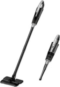 Cordless Stick Wet Dry Vacuum Cleaner with Mop 15000pa Suction Lightweight Stick Vacuum Mop All in One Handheld Vacuum Household Upright Vacuum Cleaner and Mop Combo for Hard Floor Pet Hairs (Black)