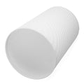 VICASKY Plastic Trash Can Wastebasket No Lid Sturdy Household Garbage Container for Bathroom Office Bedroom White Compact Trash Container with Large Open Design for Easy Disposal