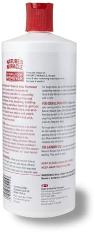 Nature's Miracle Stain &amp Odor Remover 32-Ounce Pour Bottle (5125)