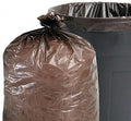 T3039B13 Total Recycled Content Trash Bags 30 gal 1.3mil 30 x 39 Brown 100/Carton