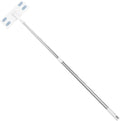 Detachable Household Dust Mop with Long Handle Electrostatic Flat Mop for Floor Cleaning No-wash Microfiber Replacement Cloth Adjustable Telescopic Cleaning Tool for Home Use