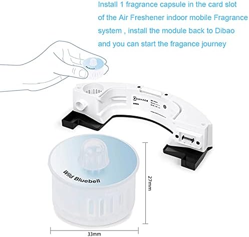 9 Pack Fragrance Capsule Air Freshener Replacement for Deebot T9 T9 MAX T9 Power T9 AIVI Accessory