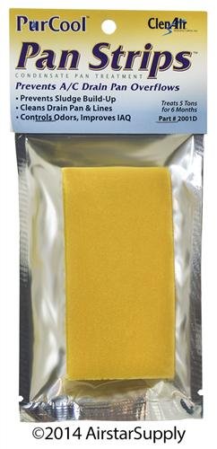 Case of (6) ClenAir PurCool Condensate Pan Strips # 2001D Treats up to 5 Tons