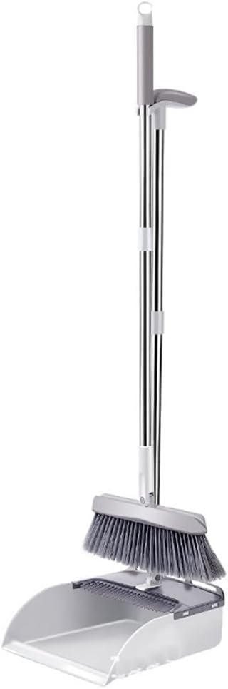 Folding Standing Broom Household Sweeper Dustpan Set Sweep