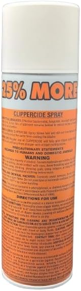 Clippercide Disinfectant Spray 15 Ounce Size (354ml) 2 Count (2 Pack) (72131-2)