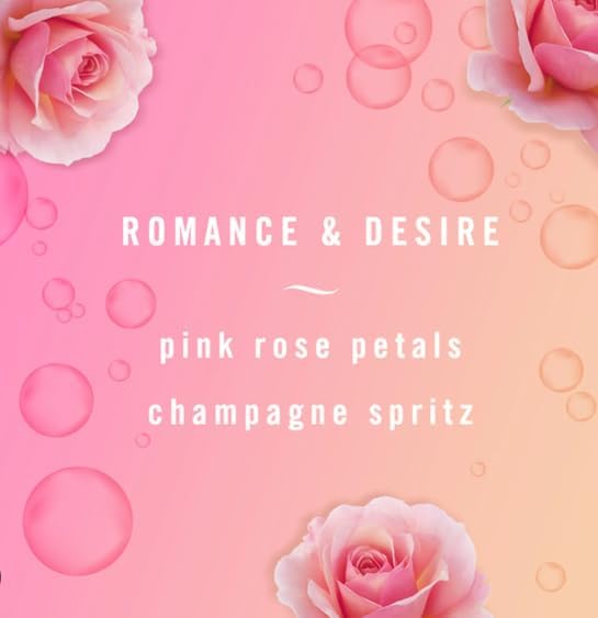 6 PACK Febreeze Wax Melts Romance &amp Desire Pink Rose Petals &amp Champagne Spritz Scent 6 Cubes 2.5 oz each