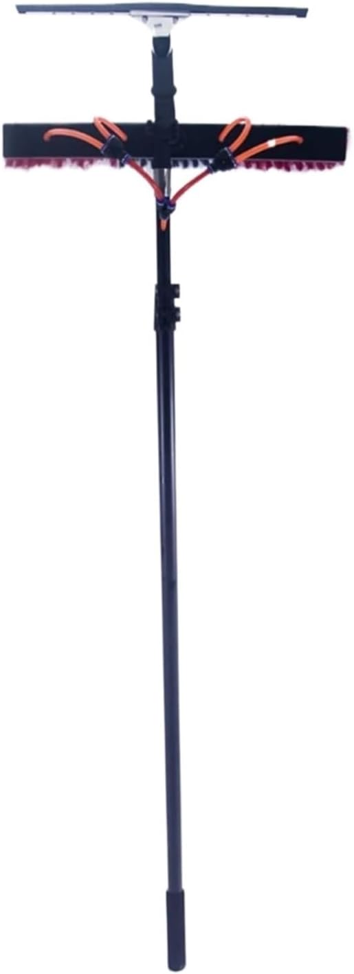 Solar Panel Cleaning Brush Telescopic Aluminum Cleaning Brush Pole Solar Panel Handheld Water SupplyWater Fed Pole